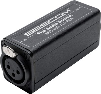 AUD-XLR-RCA 1-Channel XLR to RCA Balanced to Unbalanced Audio Converter